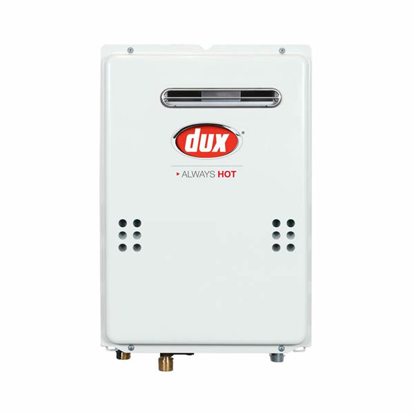 Dux gas continuous flow water heaters